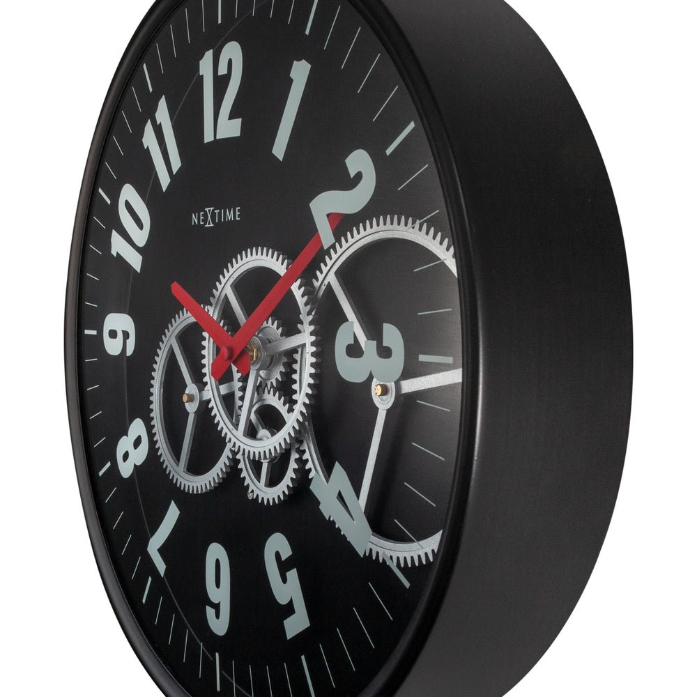 Modern Gear Clock Wall Clock 36cm - TickTockClocks