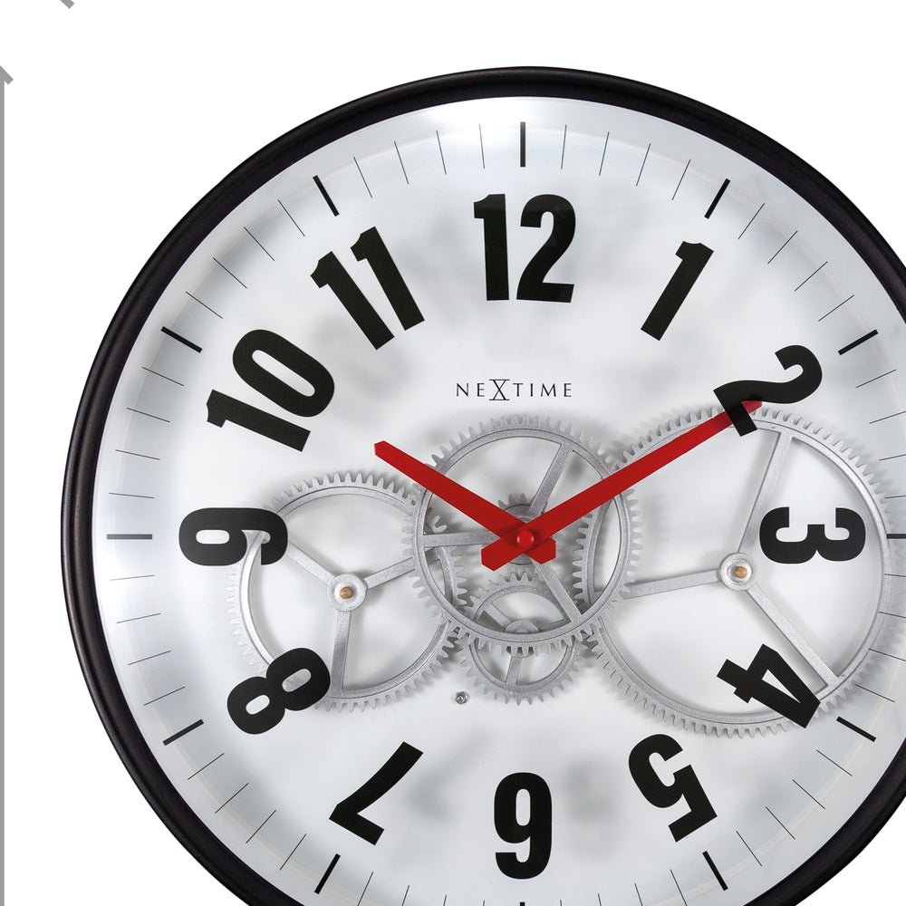 Modern Gear Clock Wall Clock 36cm - TickTockClocks