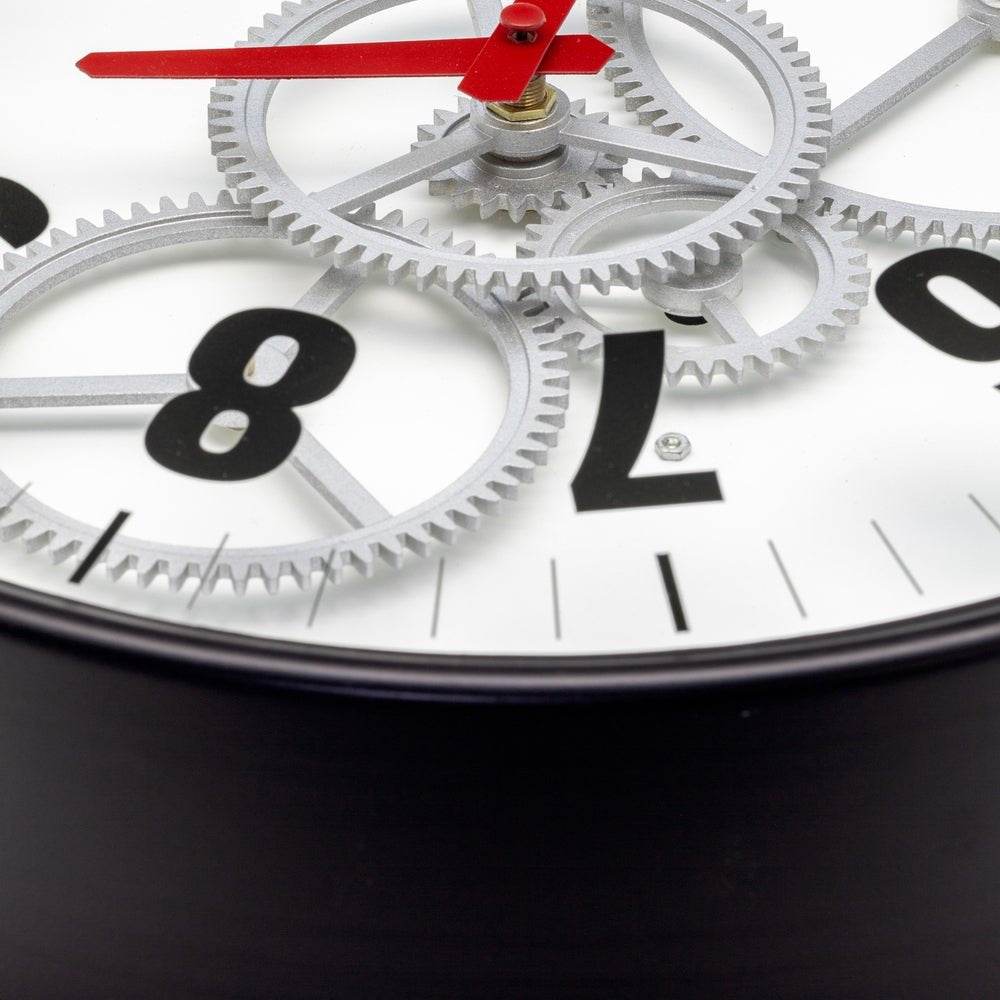 Modern Gear Clock Wall Clock 36cm - TickTockClocks