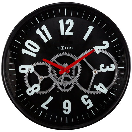 Modern Gear Clock Wall Clock 36cm - TickTockClocks