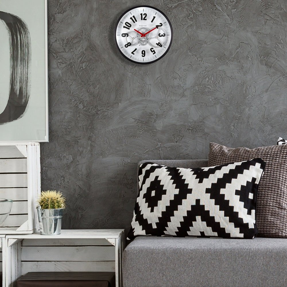 Modern Gear Clock Wall Clock 36cm - TickTockClocks