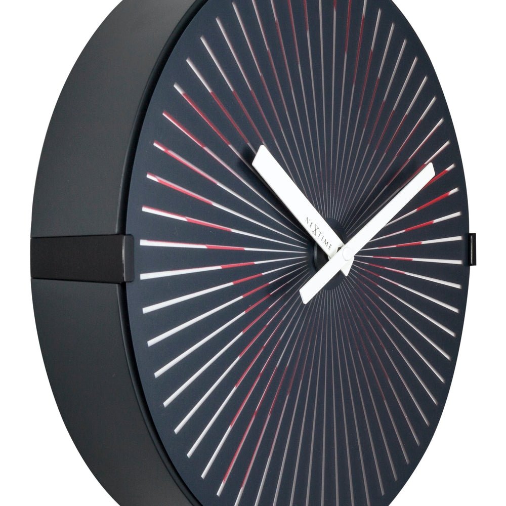 Motion Star Red Wall Clock 30cm - TickTockClocks