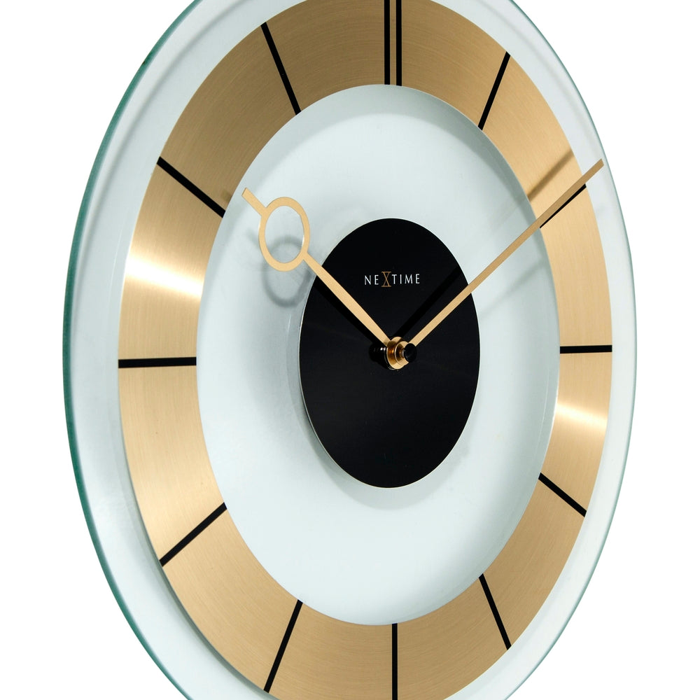 Gold Retro Wall Clock 31cm