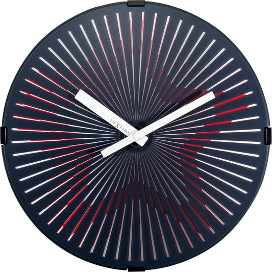 Motion Star Red Wall Clock 30cm