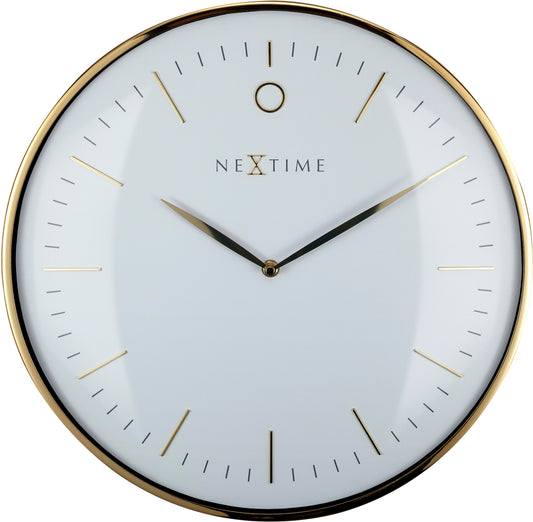White Glamour Wall Clock 40cm