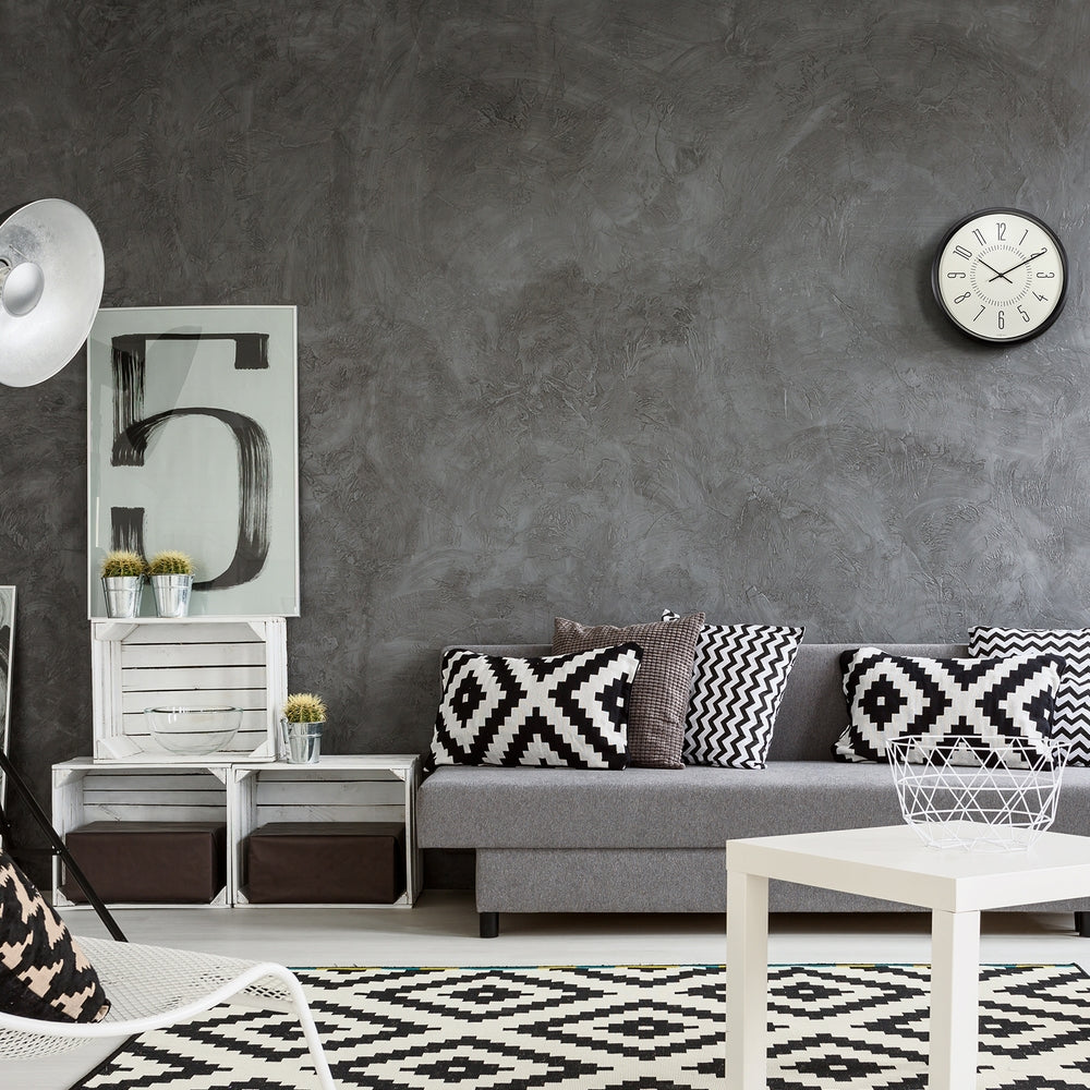 White Luminous Wall Clock 35cm