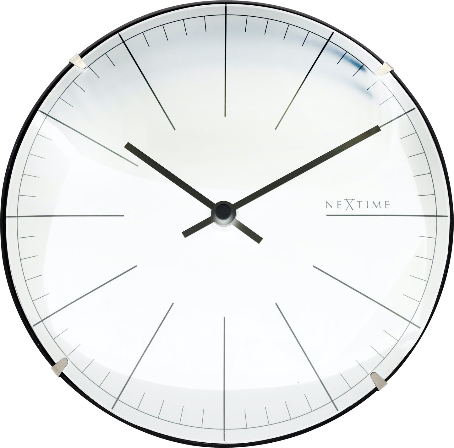 Stripe Mini Dome Wall Clock 20cm
