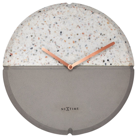 Grey Conrazzo Wall Clock 32cm