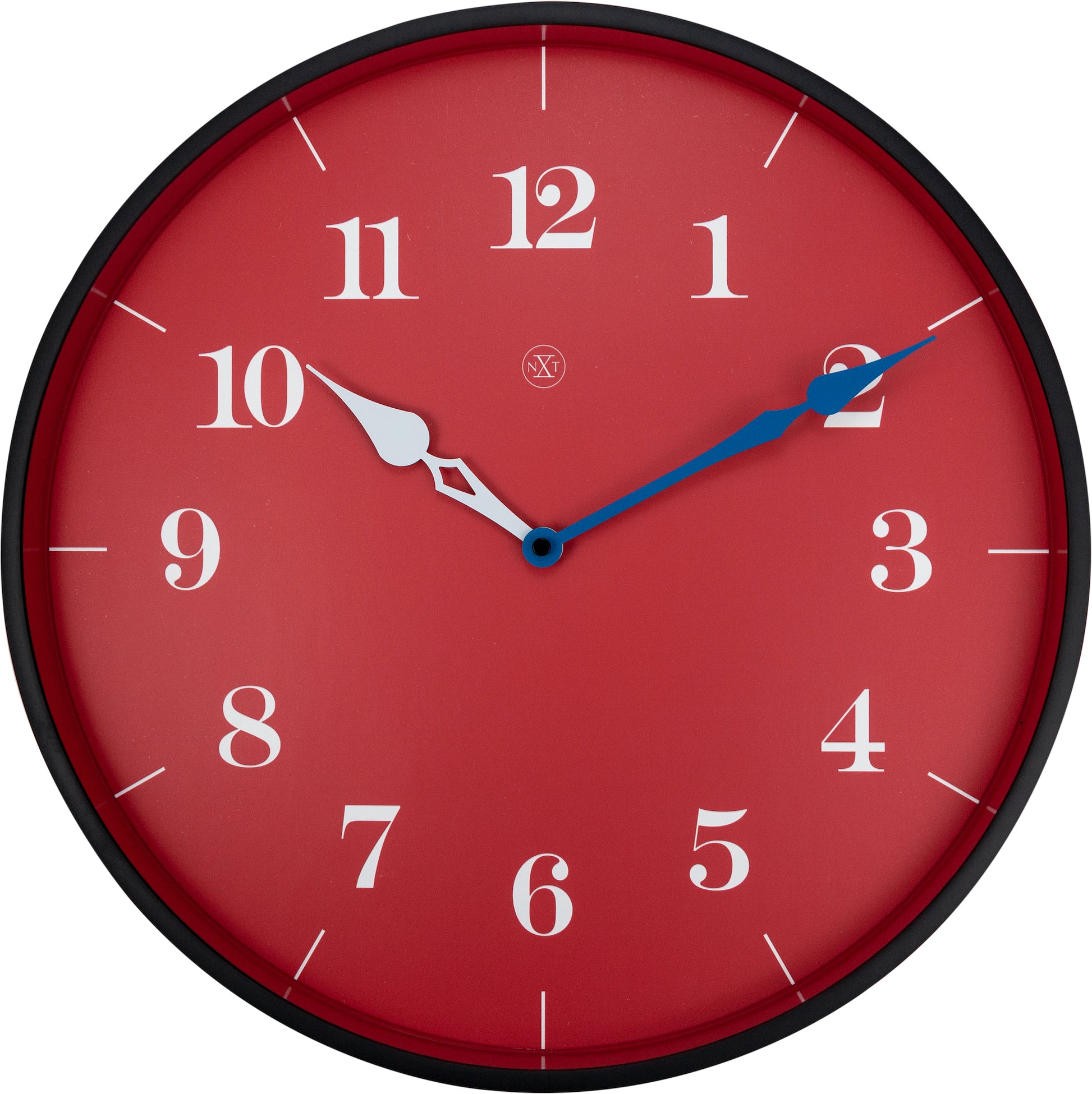 Red Arthur Wall Clock 40cm