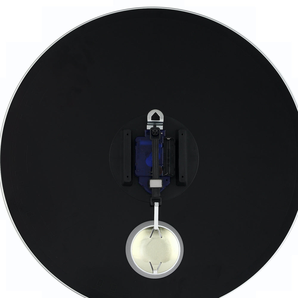 Black Romana Wall Clock 43cm