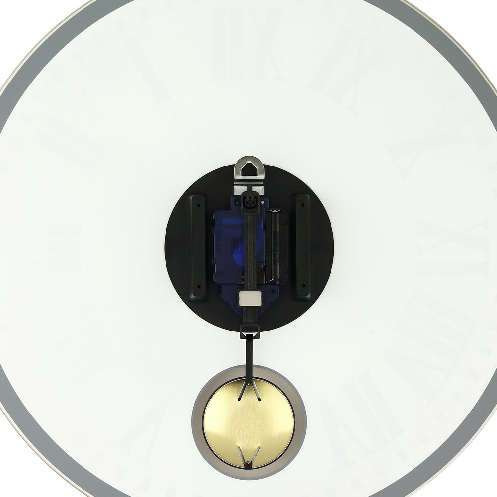 White Romana Wall Clock 43cm
