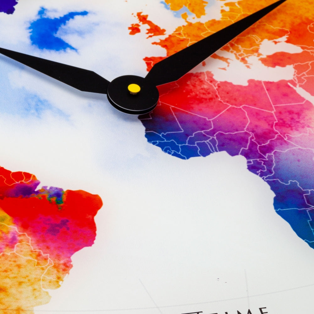 Colorful World Wall Clock 43cm