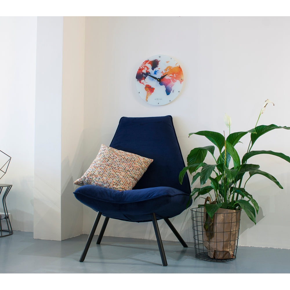 Colorful World Wall Clock 43cm