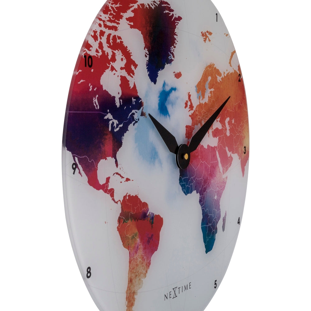 Colorful World Wall Clock 43cm