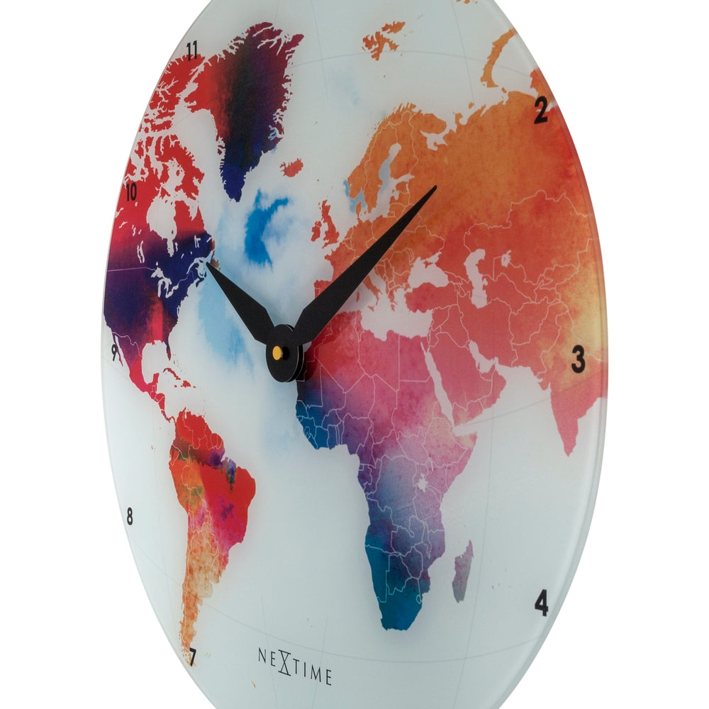Colorful World Wall Clock 43cm