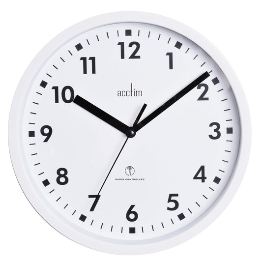 Nardo Radio Controlled Wall Clock 20cm - TickTockClocks