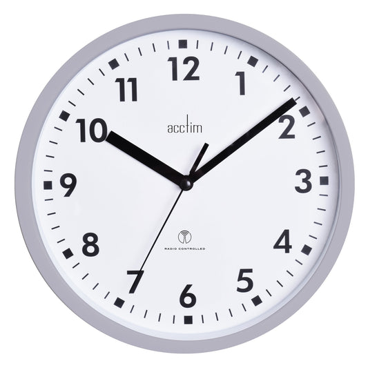 Nardo Radio Controlled Wall Clock 20cm - TickTockClocks