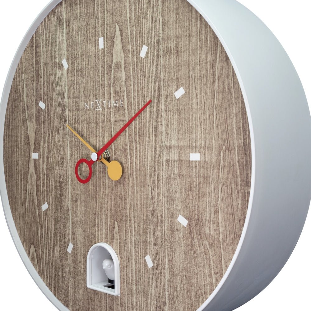 Nightingale White Wall Clock 30cm - TickTockClocks