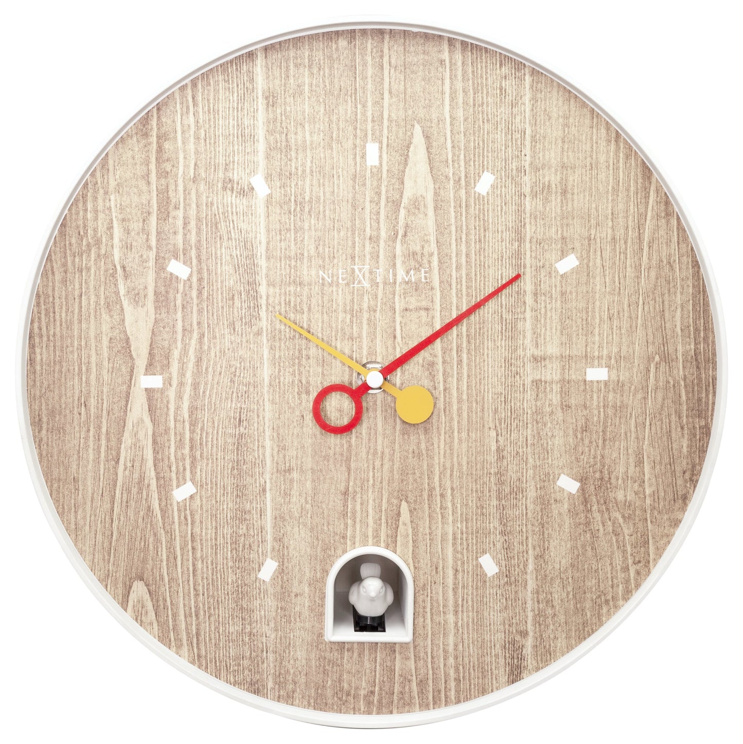 Nightingale White Wall Clock 30cm - TickTockClocks