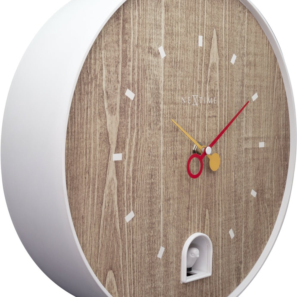 Nightingale White Wall Clock 30cm - TickTockClocks