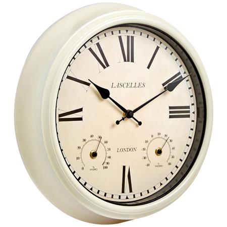 Outdoor Clock with Temp and Humidity display 36cm - TickTockClocks