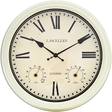 Outdoor Clock with Temp and Humidity display 36cm - TickTockClocks