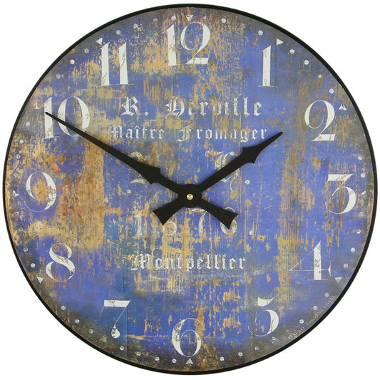 Montpellier Cheesemaker Wall Clock 36cm or 49cm