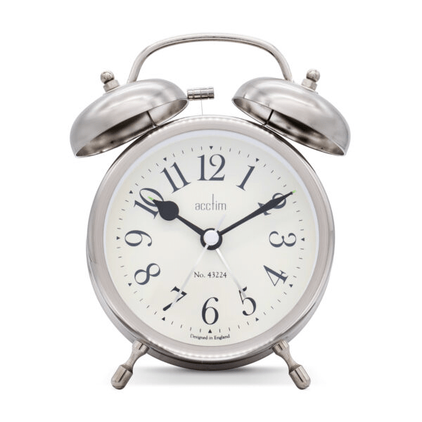 Pembridge Analogue Alarm Clock 13cm - TickTockClocks