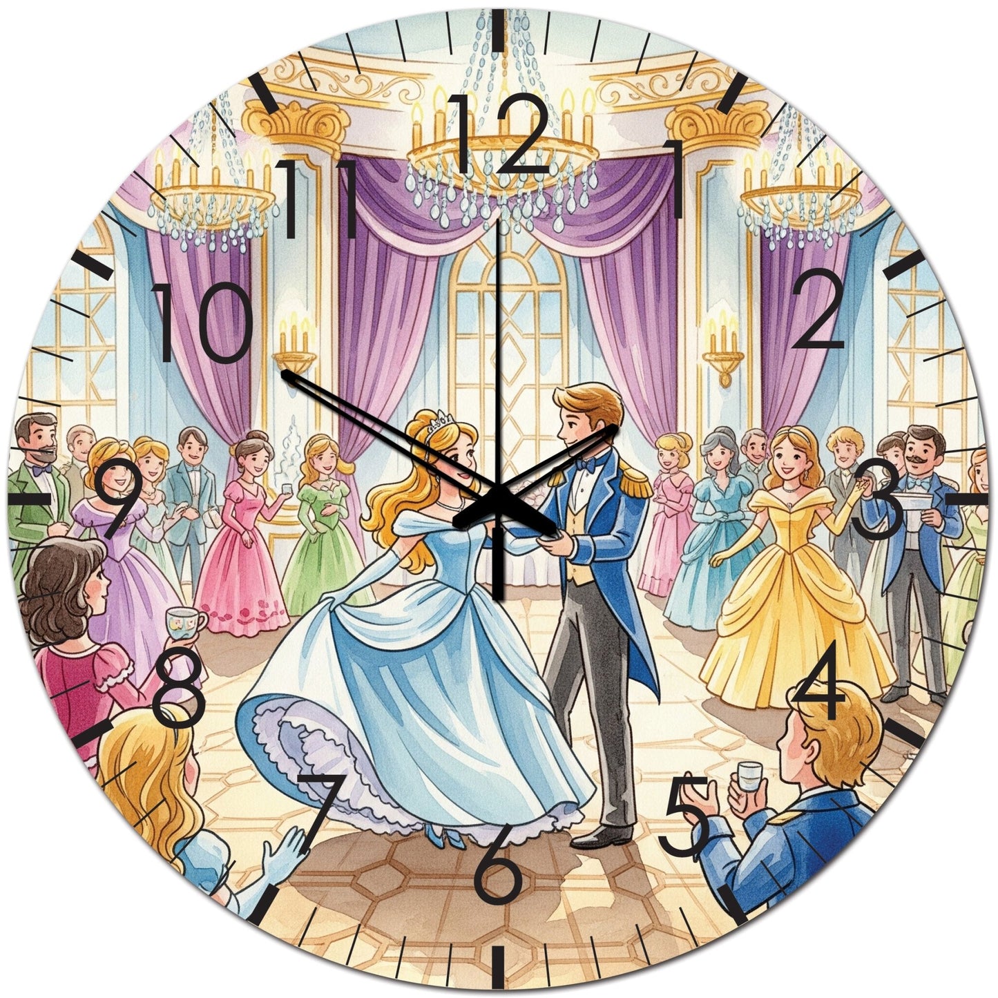 Princess Clock - TickTockClocks