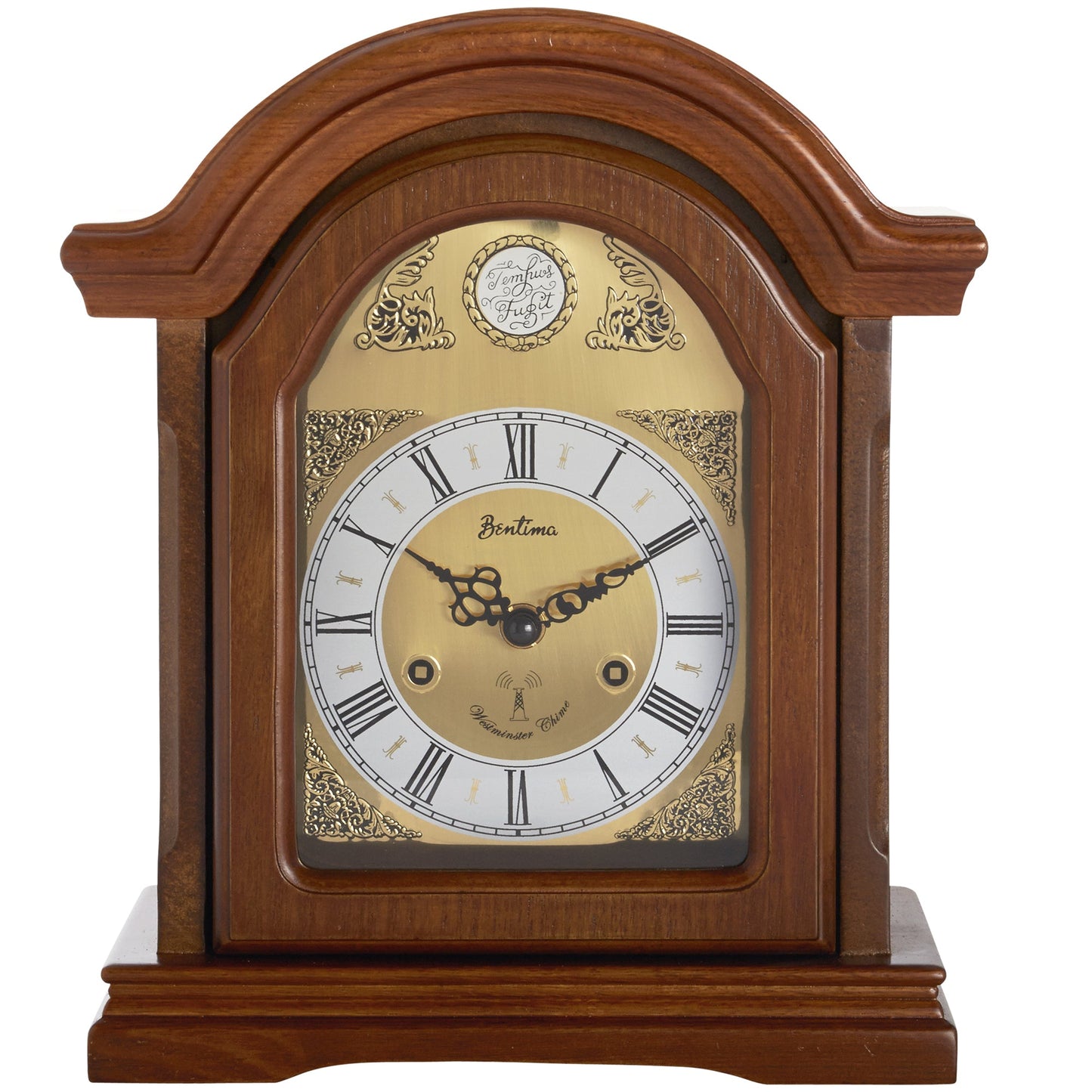 Redbridge Radio Controlled Chiming Mantel Clock 27cm - TickTockClocks
