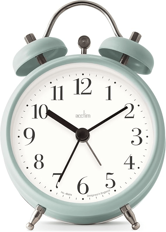 Shefford Analogue Alarm Clock 13cm - TickTockClocks