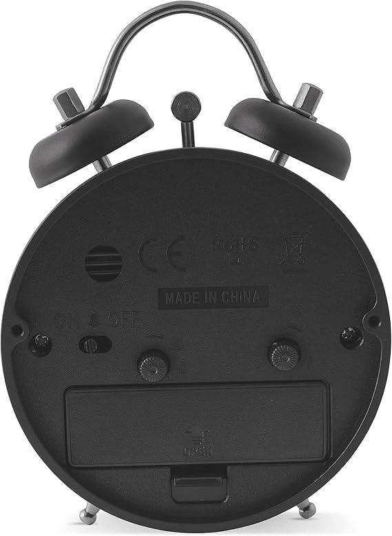 Shefford Analogue Alarm Clock 13cm - TickTockClocks