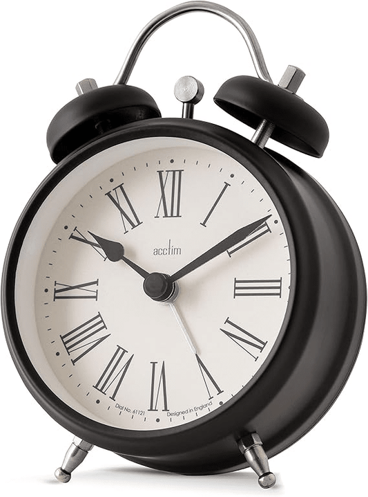 Shefford Analogue Alarm Clock 13cm - TickTockClocks