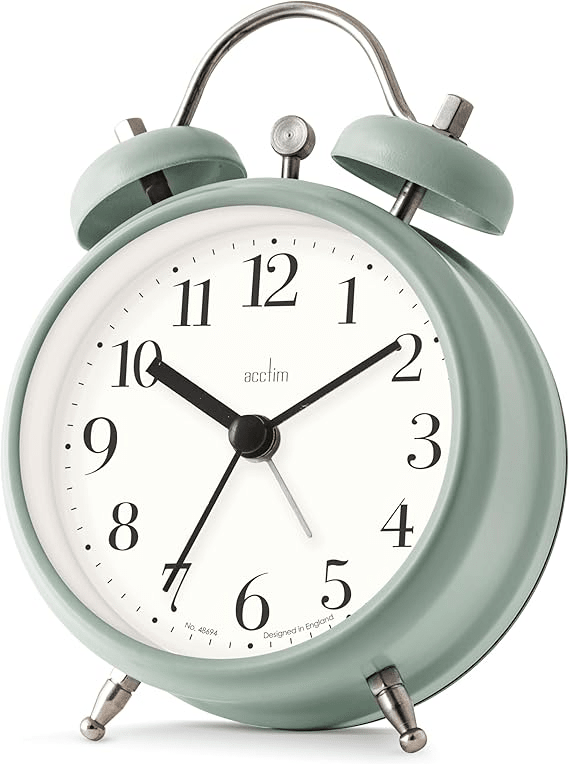 Shefford Analogue Alarm Clock 13cm - TickTockClocks