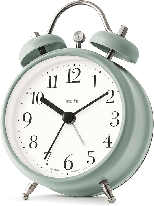 Shefford Analogue Alarm Clock 13cm - TickTockClocks