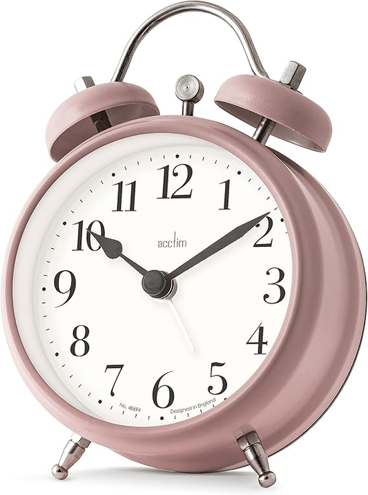 Shefford Analogue Alarm Clock 13cm - TickTockClocks