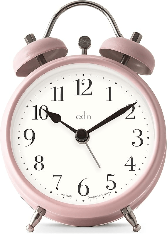 Shefford Analogue Alarm Clock 13cm - TickTockClocks
