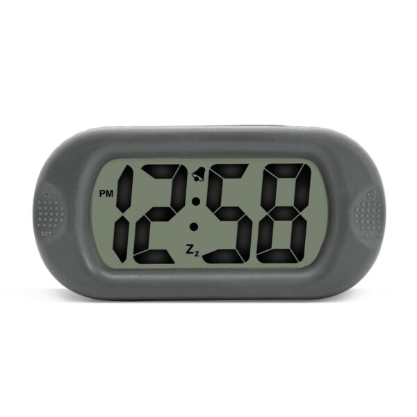 Silicone Smartlite® Digital Alarm Clock 14cm - TickTockClocks