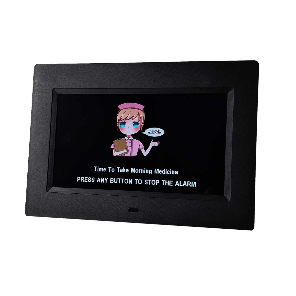 Dementia Clock with Medication Alarms & Selectable Analogue/Digital Displays (7 inch)