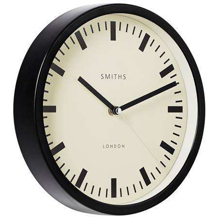 Smiths Metal Wall Clock 25cm - TickTockClocks