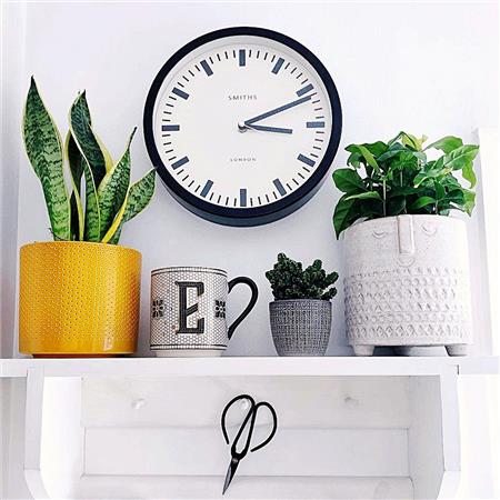 Smiths Metal Wall Clock 25cm - TickTockClocks