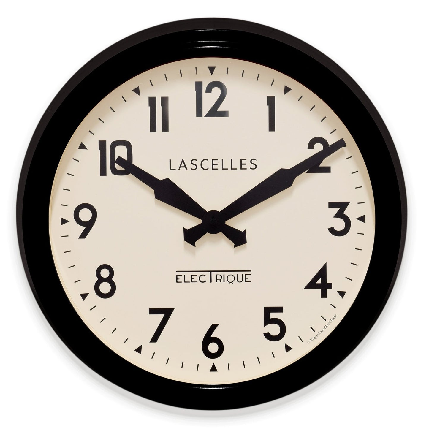 Smiths Retro Black 38cm Personalised - TickTockClocks