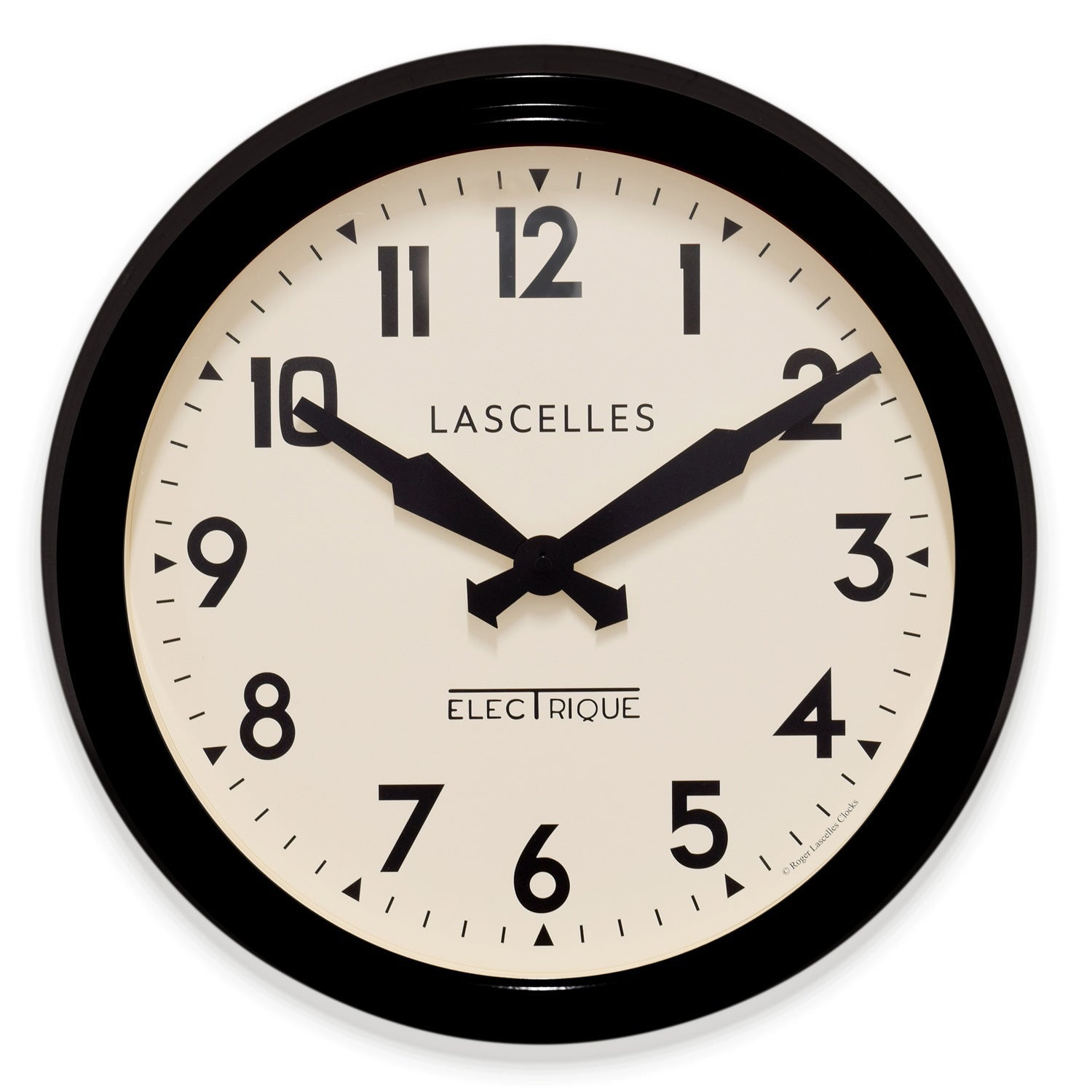 Smiths Retro Black 38cm Personalised - TickTockClocks