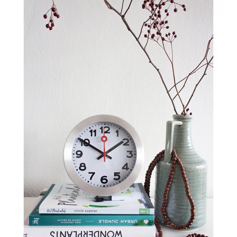 Station Numbers Wall Clock 19cm - TickTockClocks