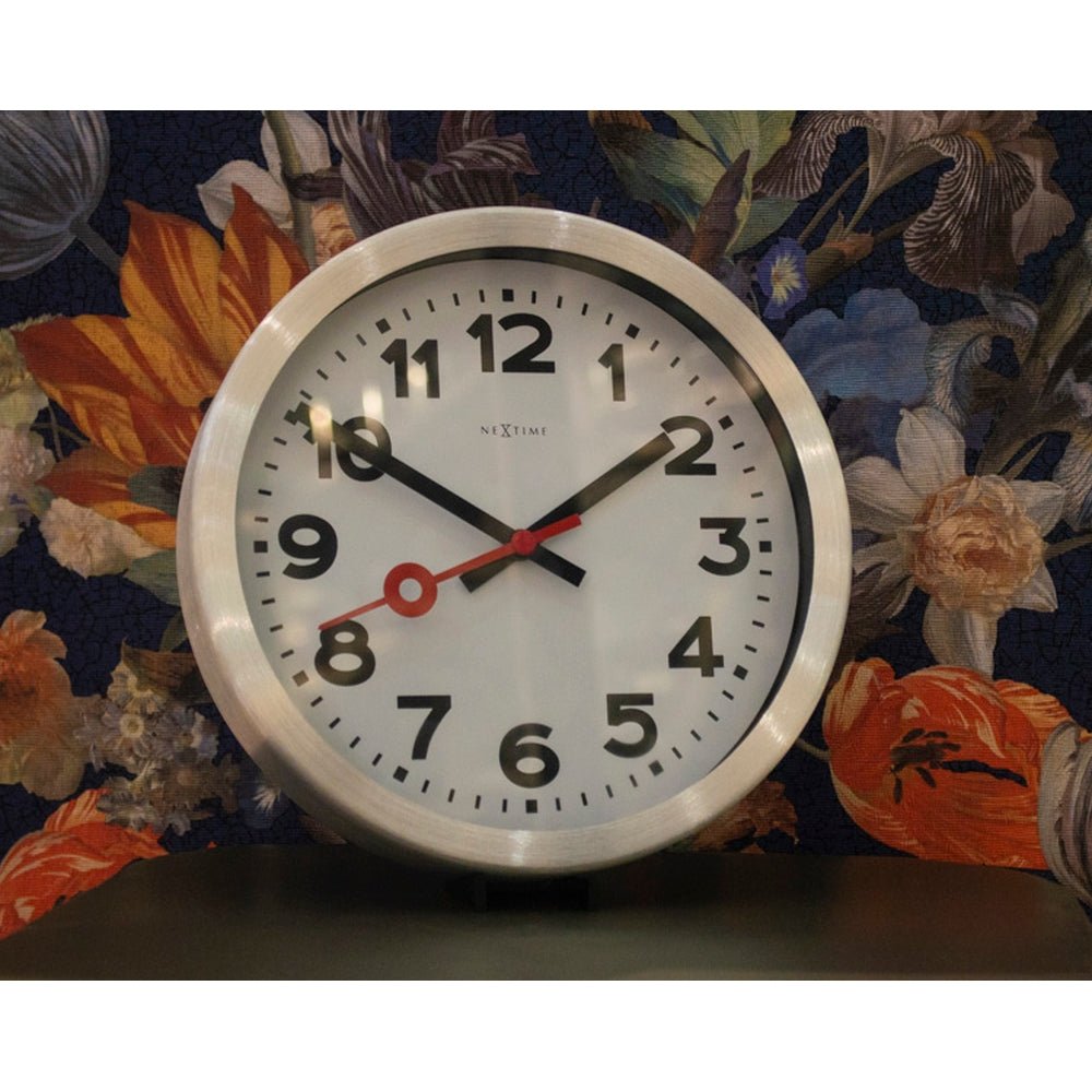 Station Numbers Wall Clock 19cm - TickTockClocks
