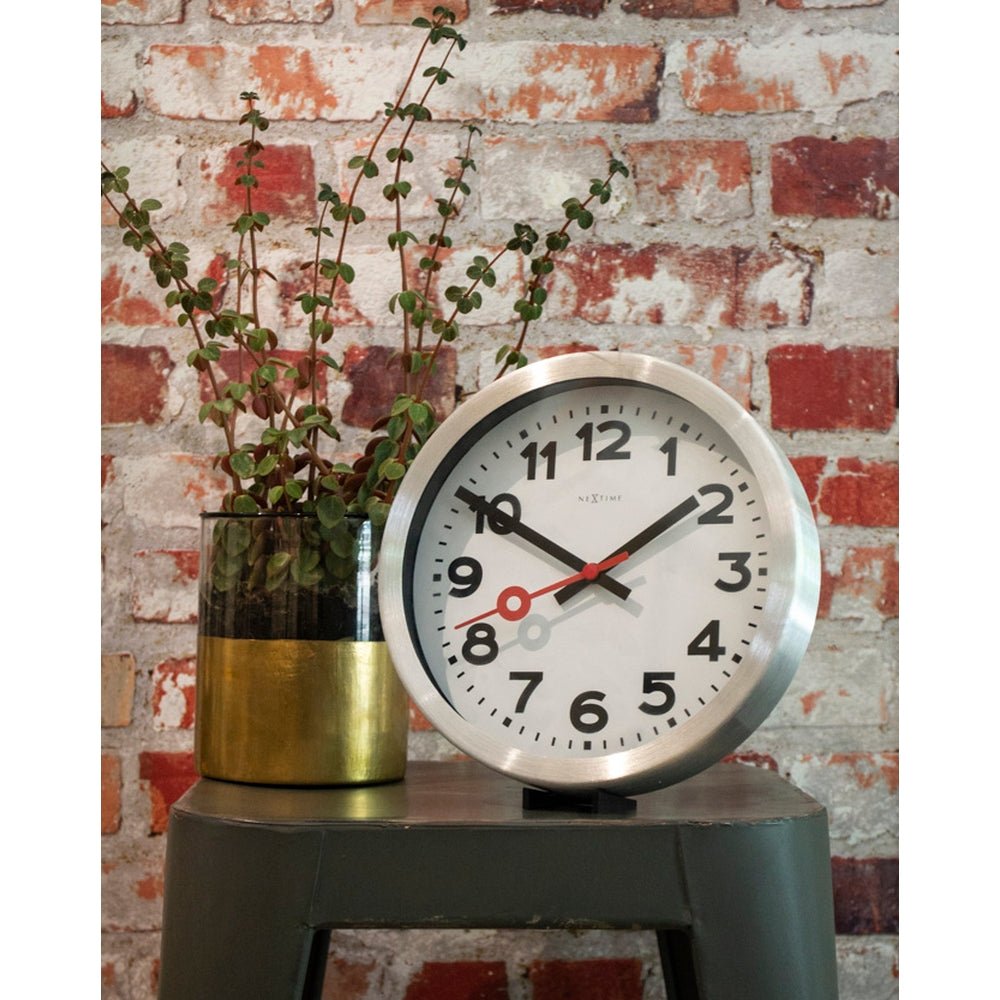 Station Numbers Wall Clock 19cm - TickTockClocks