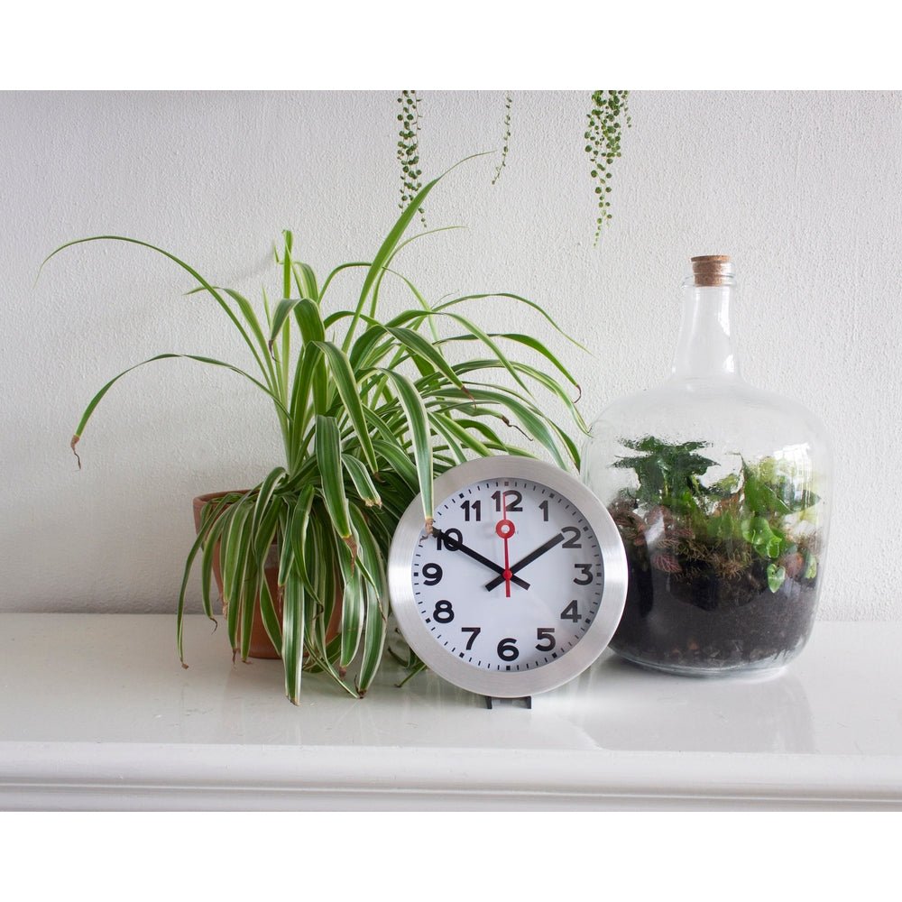 Station Numbers Wall Clock 19cm - TickTockClocks