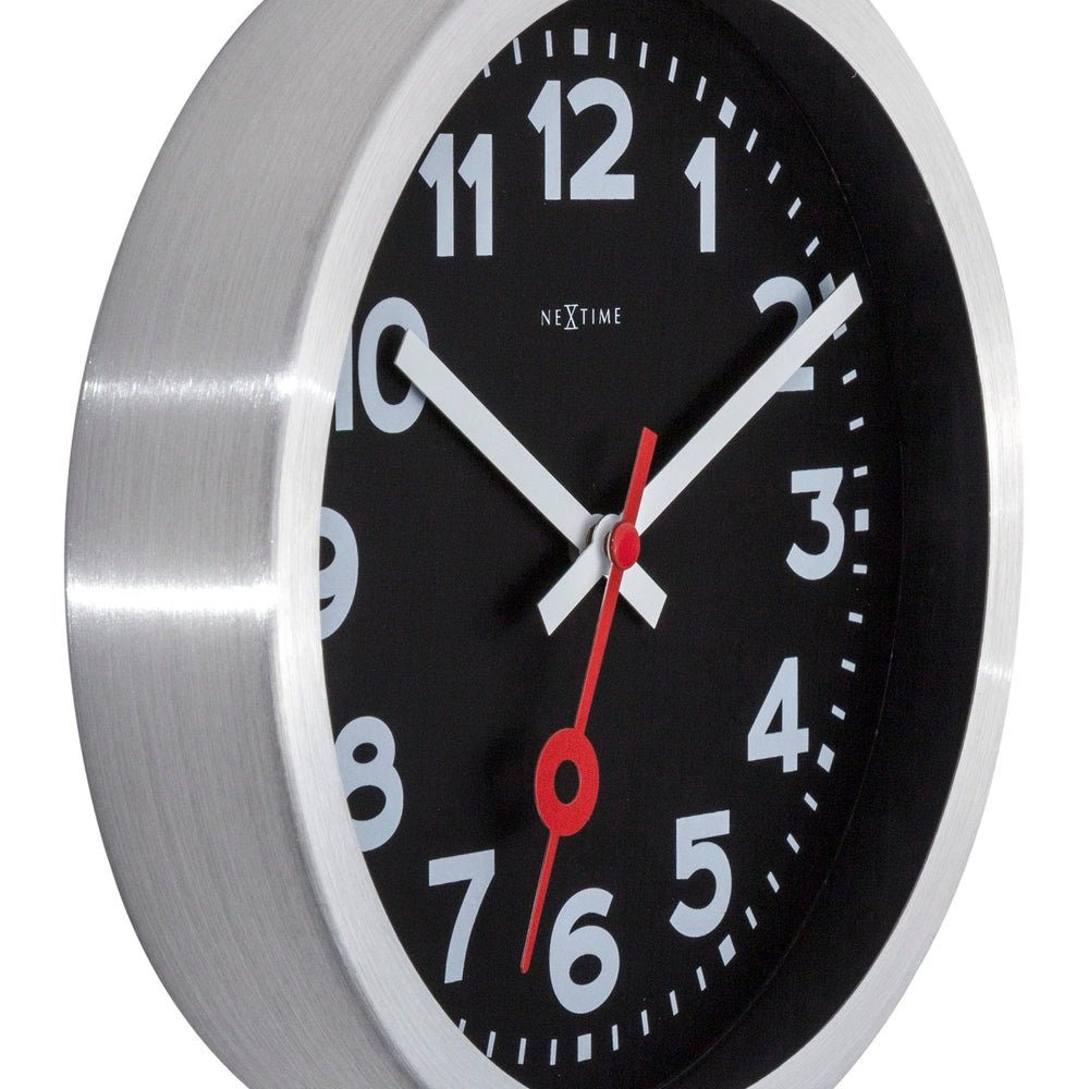 Station Numbers Wall Clock 19cm - TickTockClocks