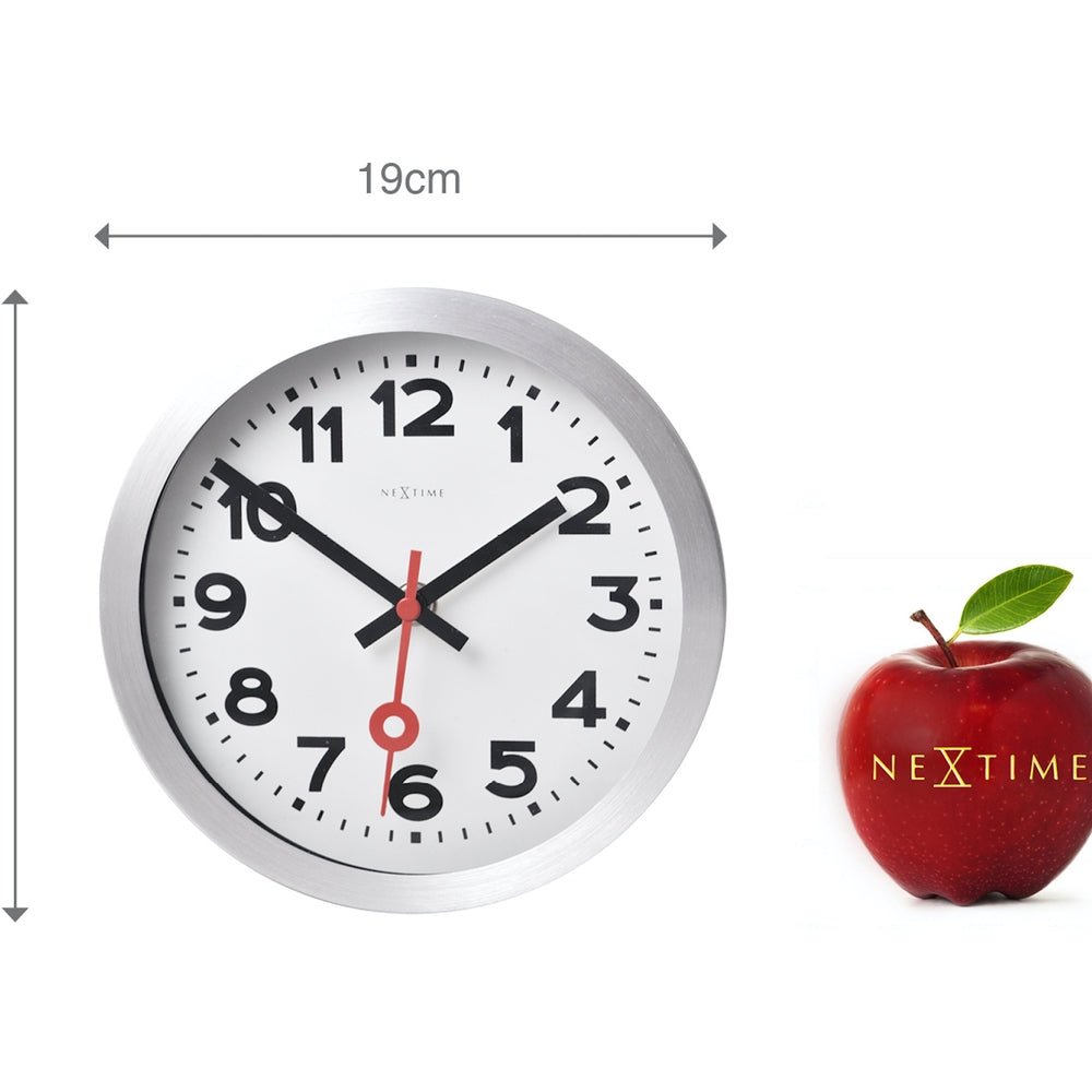 Station Numbers Wall Clock 19cm - TickTockClocks
