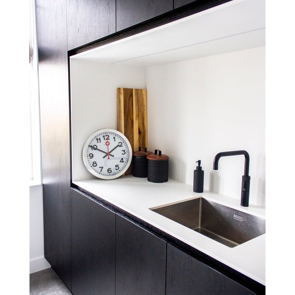 Station Numbers Wall Clock 34cm - TickTockClocks